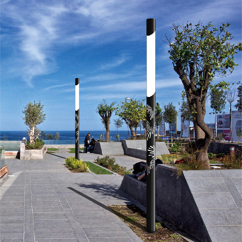 Colonna luminosa in alluminio SPANGLE