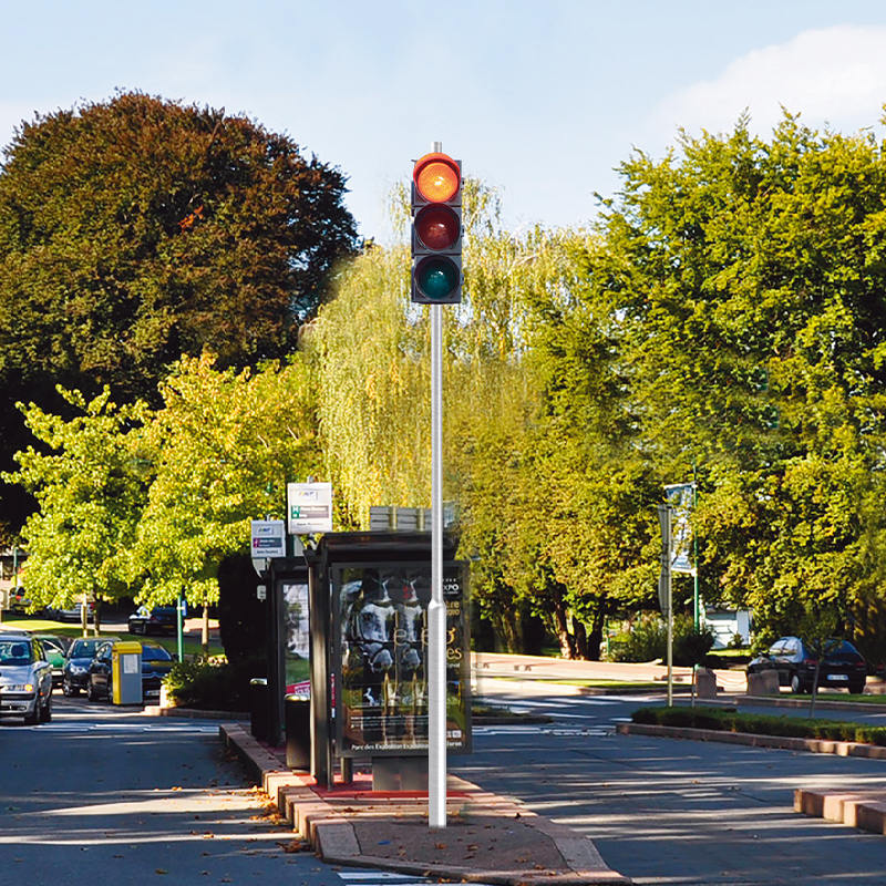 Palo stradale a gradini in alluminio