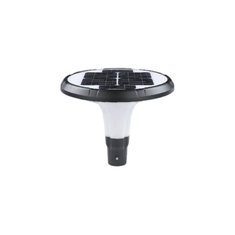 Palo per luce solare con spruzzatura di polvere di metallo in alluminio LECCO