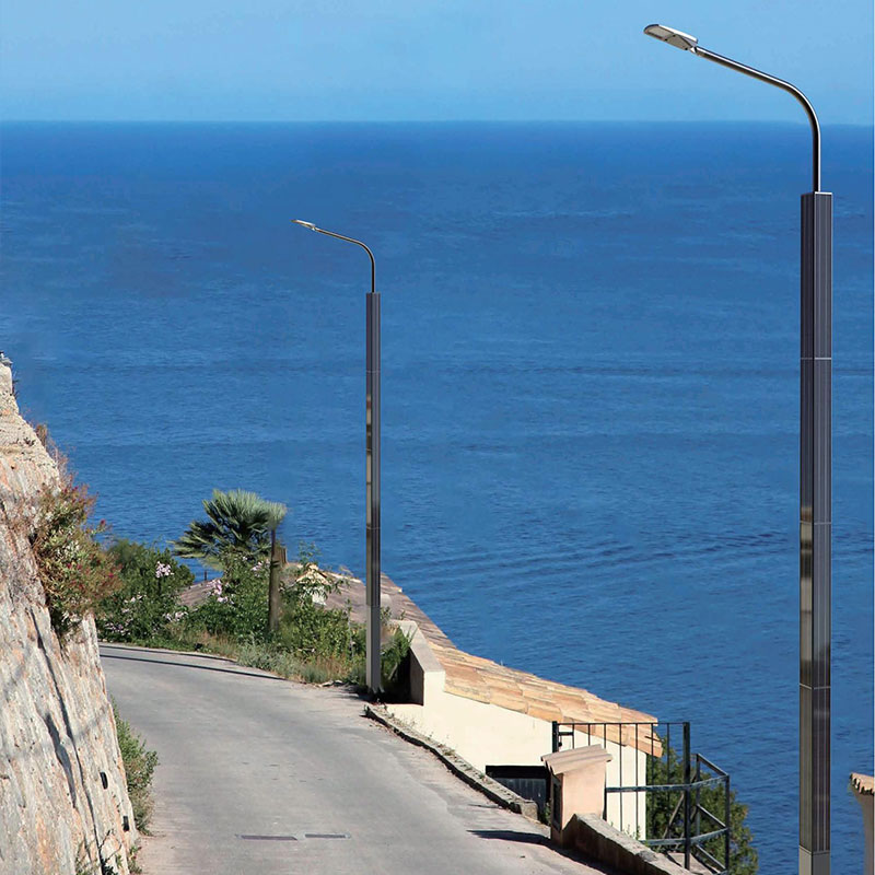 Palo per luce solare in alluminio resistente alla corrosione KOTOR