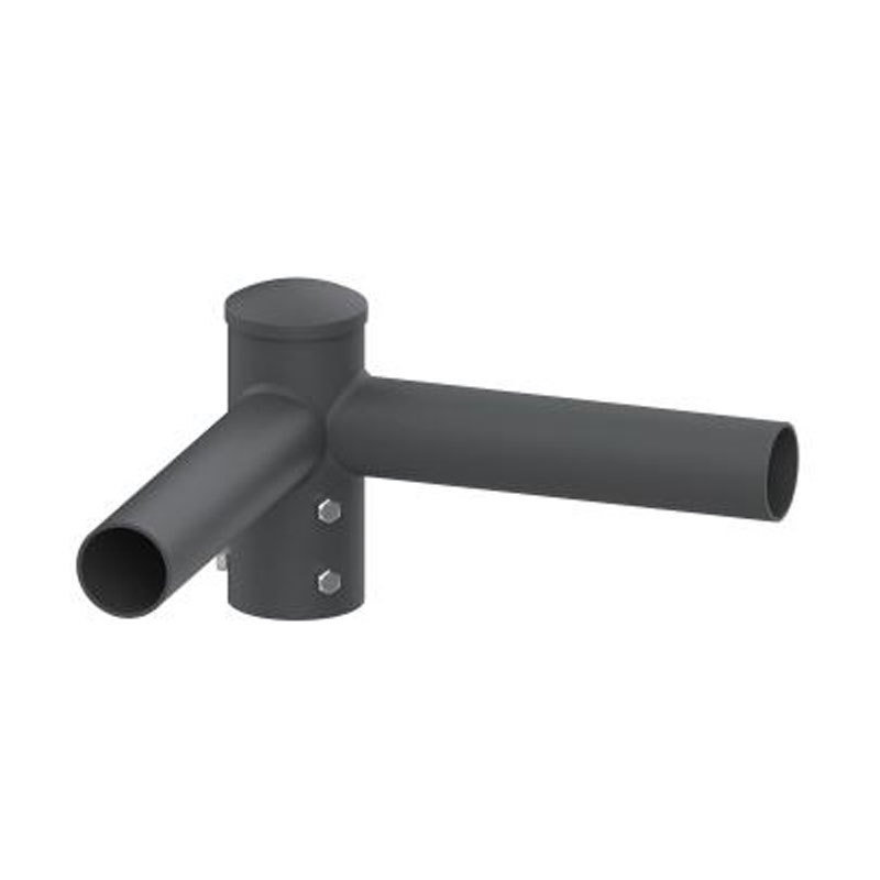 Adattatore tenone per palo della luce esterno orizzontale rotondo da 4