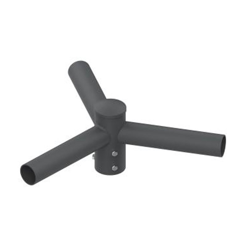 Adattatore tenone per palo della luce esterno orizzontale rotondo da 4