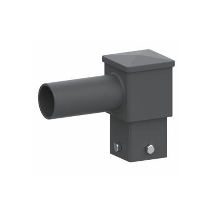 Montatore di pali per luci a tenone orizzontale quadrato da 4