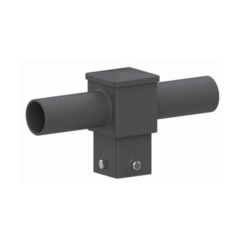 Montatore di pali per luci a tenone orizzontale quadrato da 4