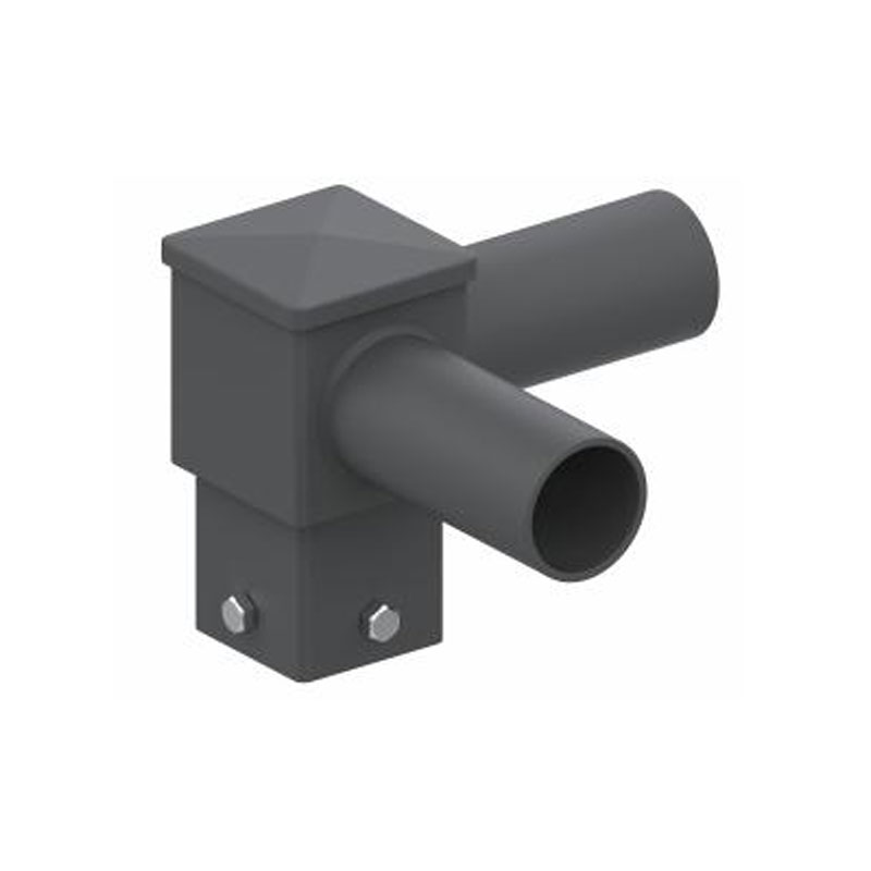 Montatore di pali per luci a tenone orizzontale quadrato da 4