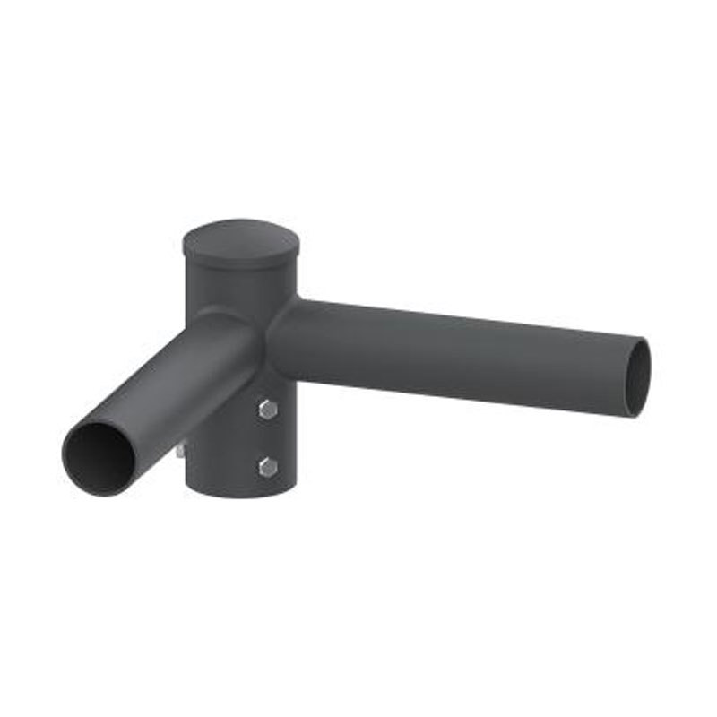 Adattatore tenone per palo della luce esterno orizzontale rotondo da 5