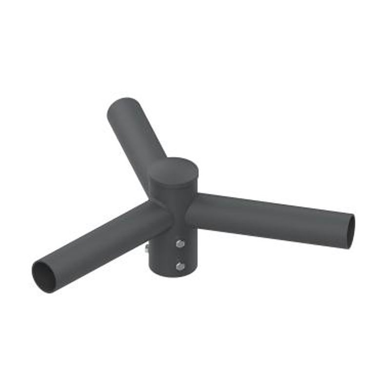 Adattatore tenone per palo della luce esterno orizzontale rotondo da 5