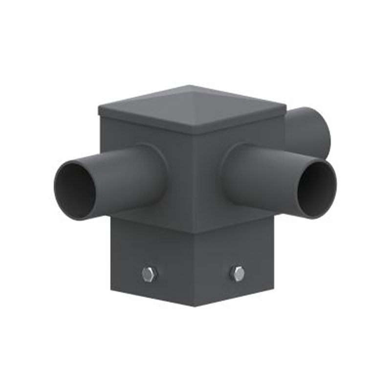 Montatore di pali luminosi a tenone orizzontale quadrato da 5