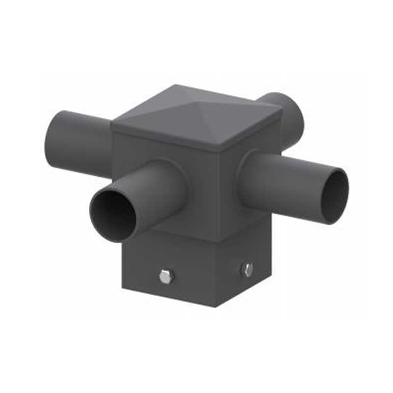 Montatore di pali luminosi a tenone orizzontale quadrato da 5