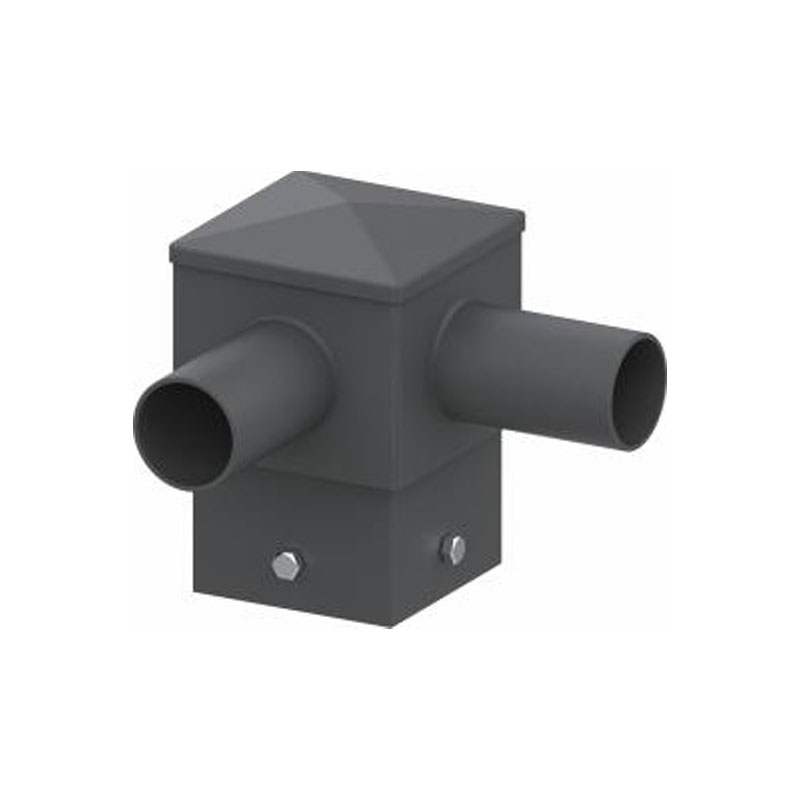 Montatore di pali luminosi a tenone orizzontale quadrato da 5