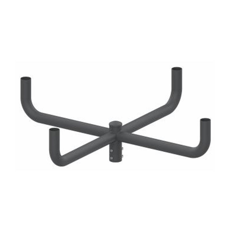 Adattatore tenone per palo della luce esterno verticale rotondo da 5