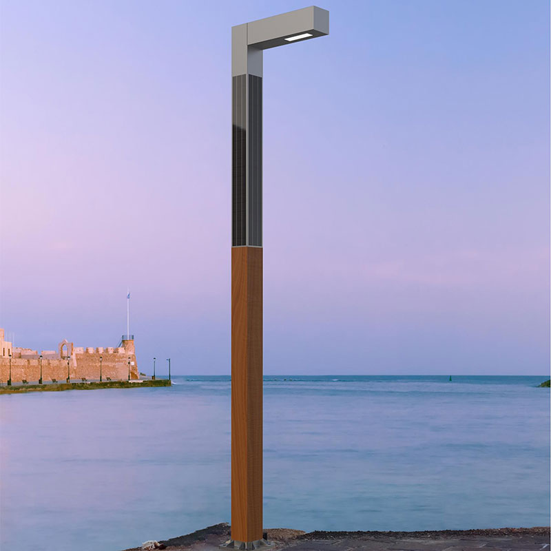 Polo solare per spruzzatura di polvere di metallo in alluminio MONDSEE