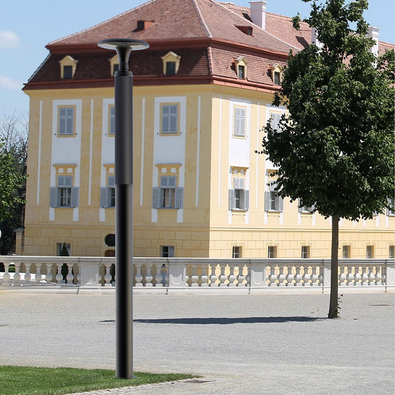 Palo per luce solare flessibile in alluminio HJT PAFOS
