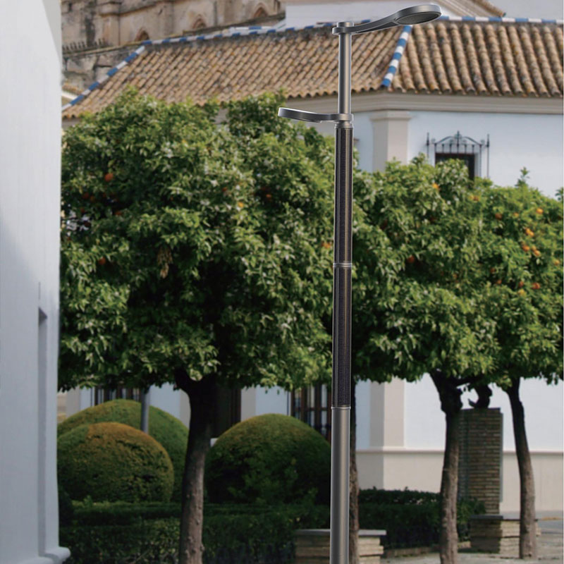 Palo di luce solare flessibile OSUNA rivestito in HJT